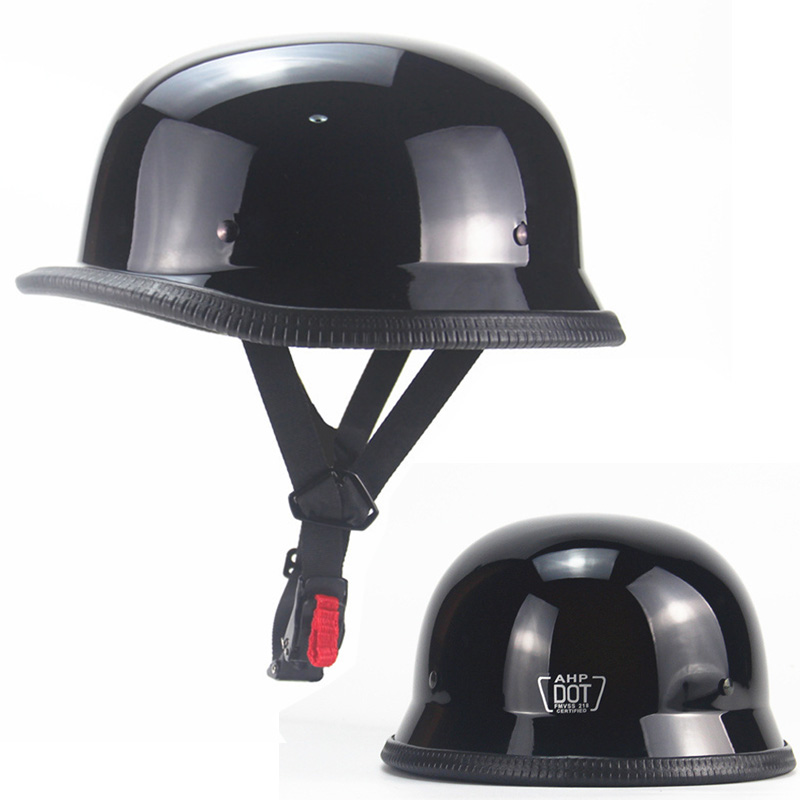 Full Face Motorcycle Helmet With Bluetooth - Vintage Motorcycle Cruiser Helmet Open Face