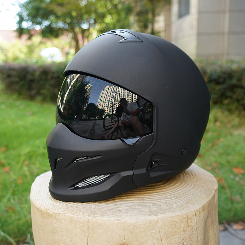 Full Face Motorcycle Helmet With Bluetooth - Scorpion Retro Motorcycle Helmet with Removable