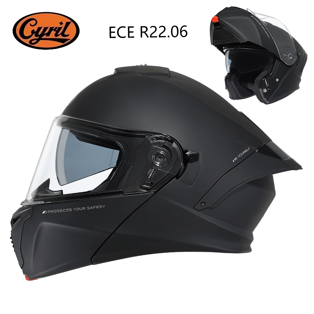 Modular Flip Up Motorcycle Helmet Dot Approved - Mũ bảo hiểm mô tô CYRIL