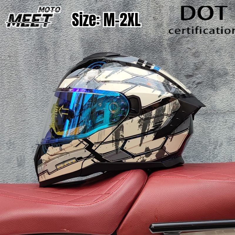 Unisex Full Face Motorcycle Ra - đánh giá và giá Dual Visor Motorcycle Racing Helmet