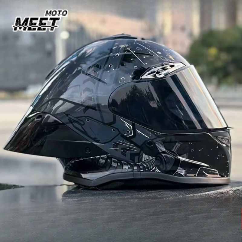 HOT Motorcycle Helmet Big Tail - đánh giá và giá Full Face Motorcycle Helmet With Bluetooth