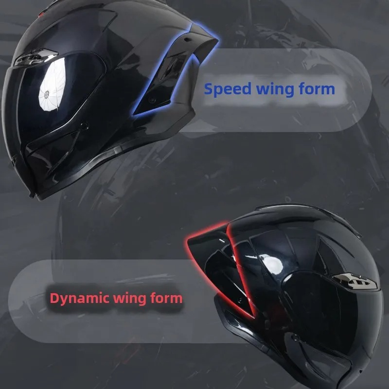 HOT Motorcycle Helmet Big Tail - đánh giá và giá Full Face Motorcycle Helmet With Bluetooth