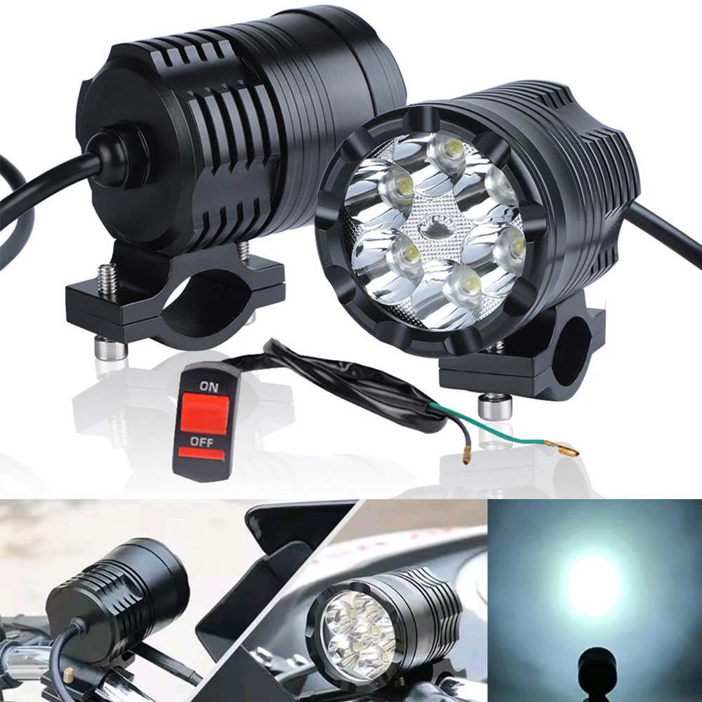 HYNBYZJ Đèn pha LED xe máy 6 i - đánh giá và giá Universal Motorcycle Led Headlight Projector